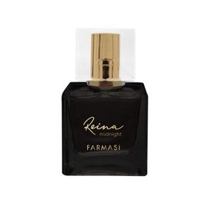 Farmasi Reina Midnight perfume Black with Gold Accents NEW IN SEALED BOX